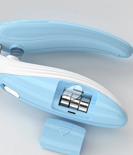 Pet Nail Clippers with LED Light Dog Cat Claw Trimmer Grooming Tool Blue 5.png