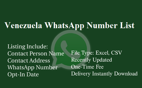 Venezuela WhatsApp Number List.png