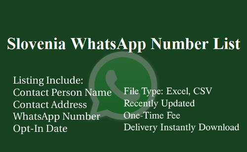 Slovenia WhatsApp Number List.png
