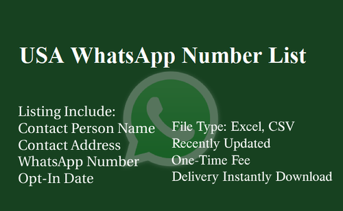 Usa WhatsApp Number List.png