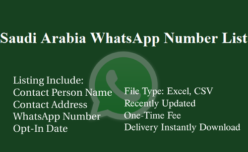 Saudi Arabia WhatsApp Number List.png