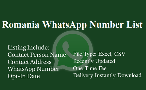 Romania WhatsApp Number List.png