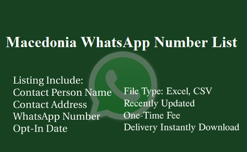Macedonia WhatsApp Number List.png
