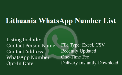 Lithuania WhatsApp Number List.png