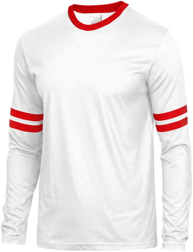 Mens Ringer Long Sleeve White Red.png