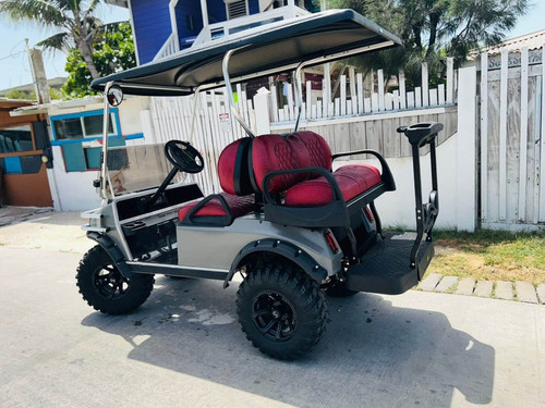 Golf cart rental ambergris Caye water taxi.jpg
