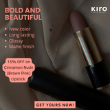 15% OFF on Cinnamon Nude (Brown Pink) Lipstick..png