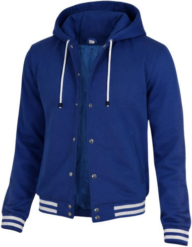 Mens Hooded Solid Color Varsity Royal Blue.png