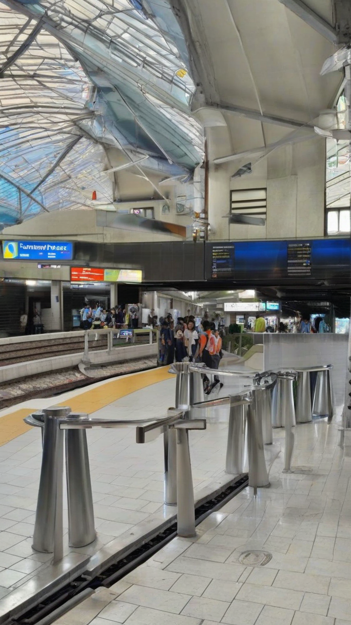 Air-conditioned waiting area opened at LRT-1 Baclaran Station