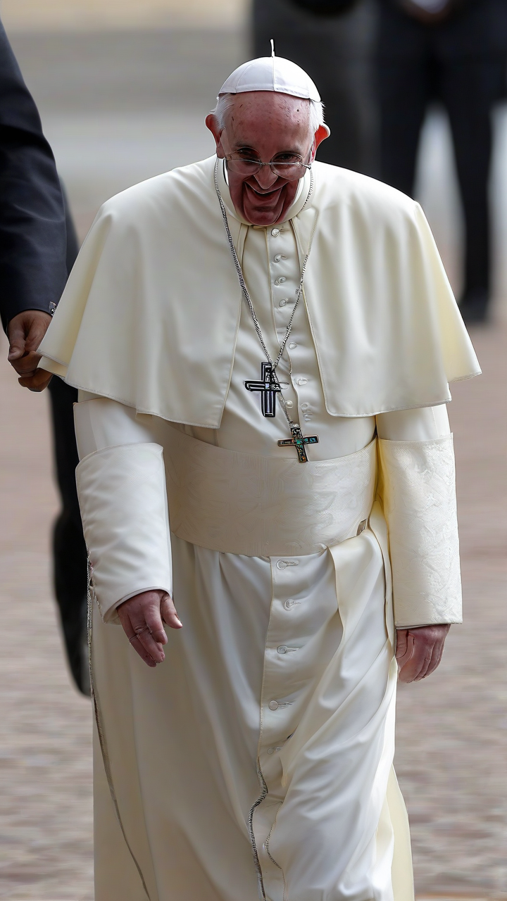 Pope defends meeting 'authoritarian' leaders after Africa trip