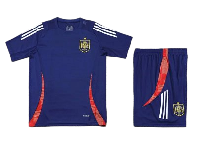 2425 Spain Training clothes suit Short sleeve Fan version