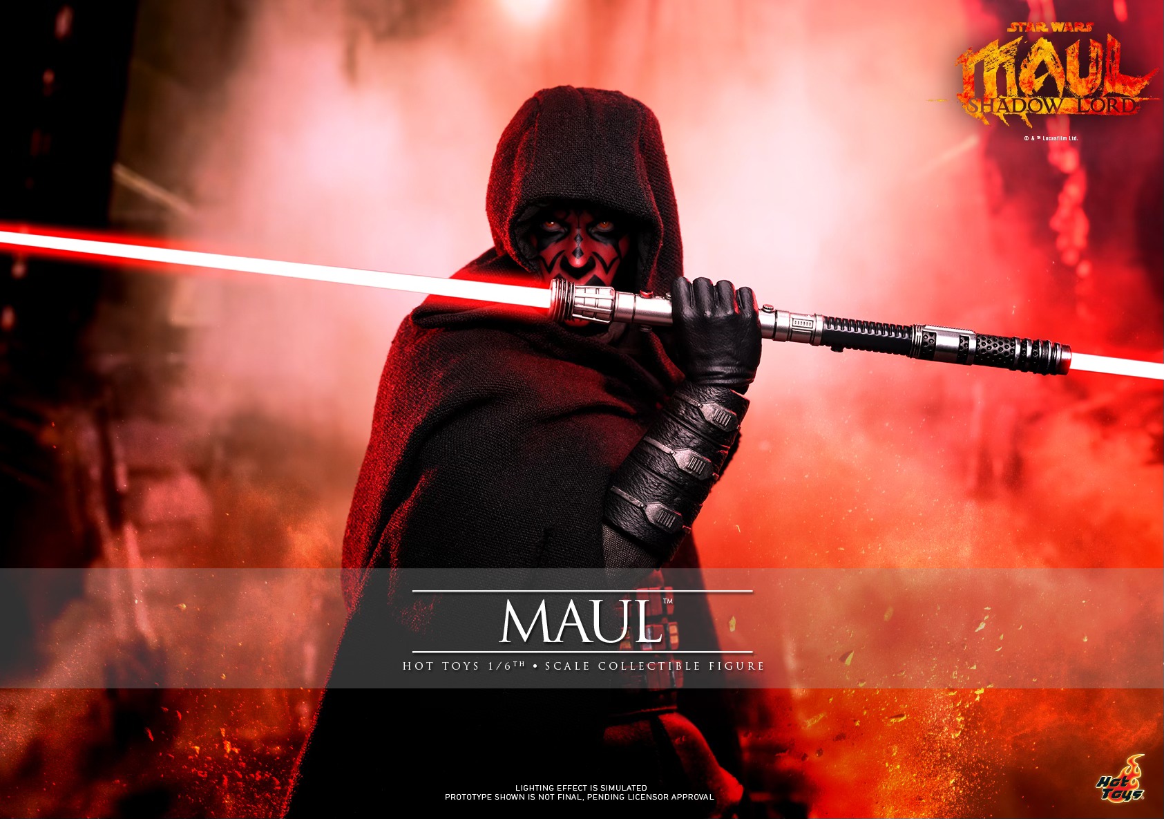 A darker path unfolds as Maul returns in Hot Toys Shadow Lord release