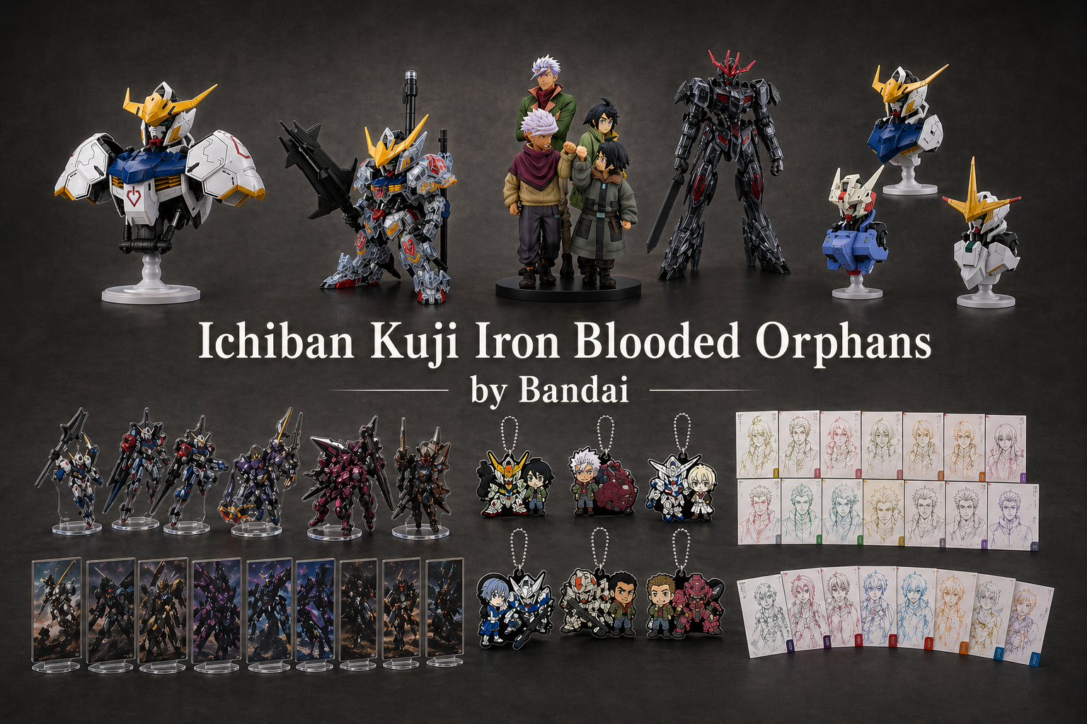 Iron Blooded Orphans assembles in Ichiban Kuji prize lineup