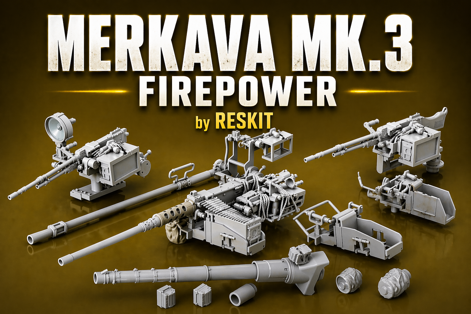 ResKit Update 21 Enhances Merkava Mk.3 Firepower in 1/35 Scale