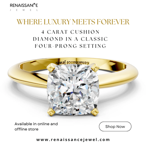 Timeless Cushion Cut Solitaire Engagement Ring in 14K.png
