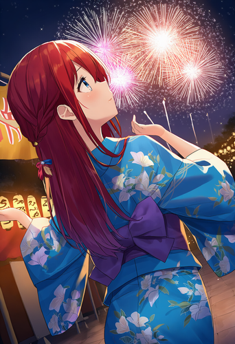 1girl, from behind, red hair seed 1995779492.png