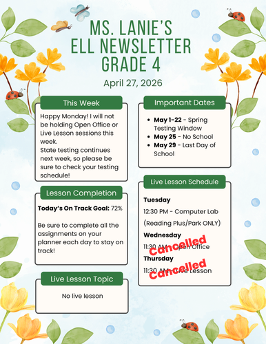 April 4th Grade Monday Webmail.png