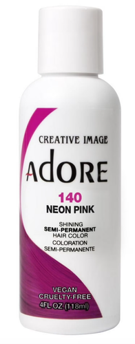 Adore Semi Permanent Hair Color 140 Neon Pink.png