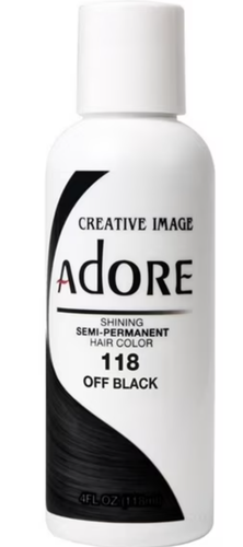 Adore Semi Permanent Hair Color 118 Off Black.png