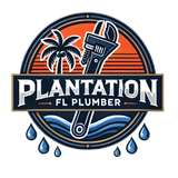 Plantation fl Plumber Geo Tagged Logo