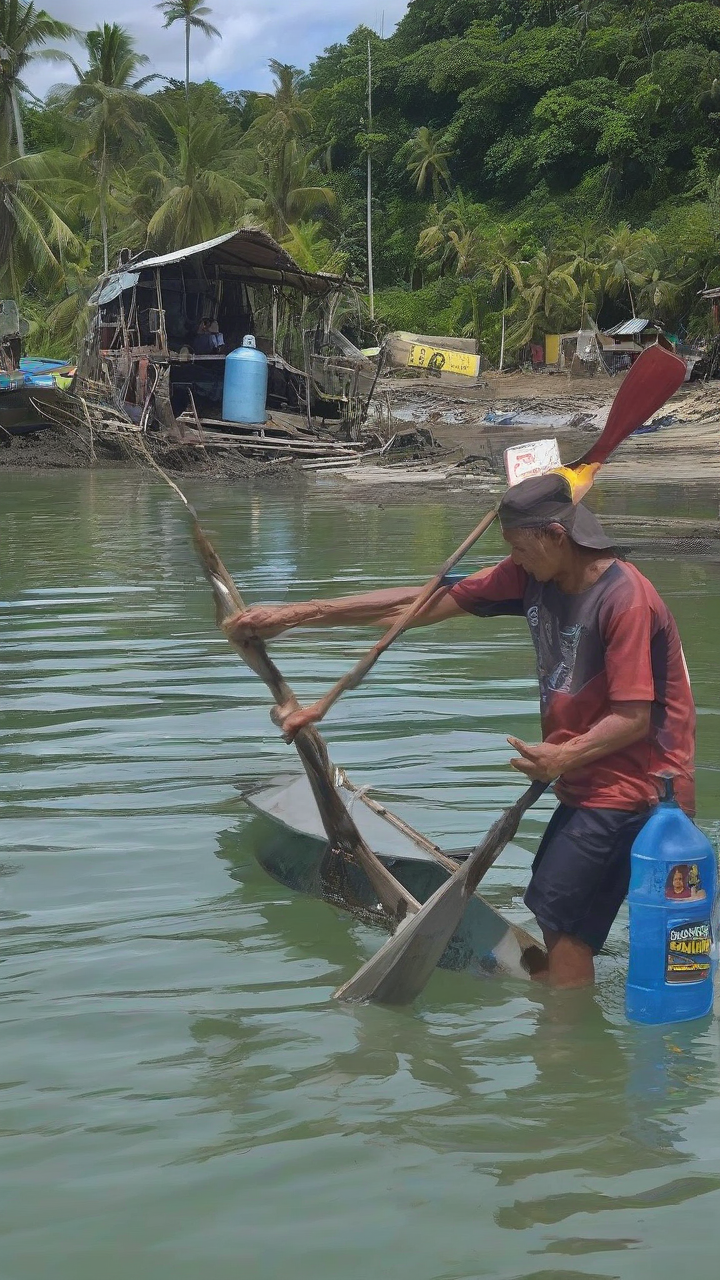 Eastern Samar fisherfolk return to paddles amid fuel price surge