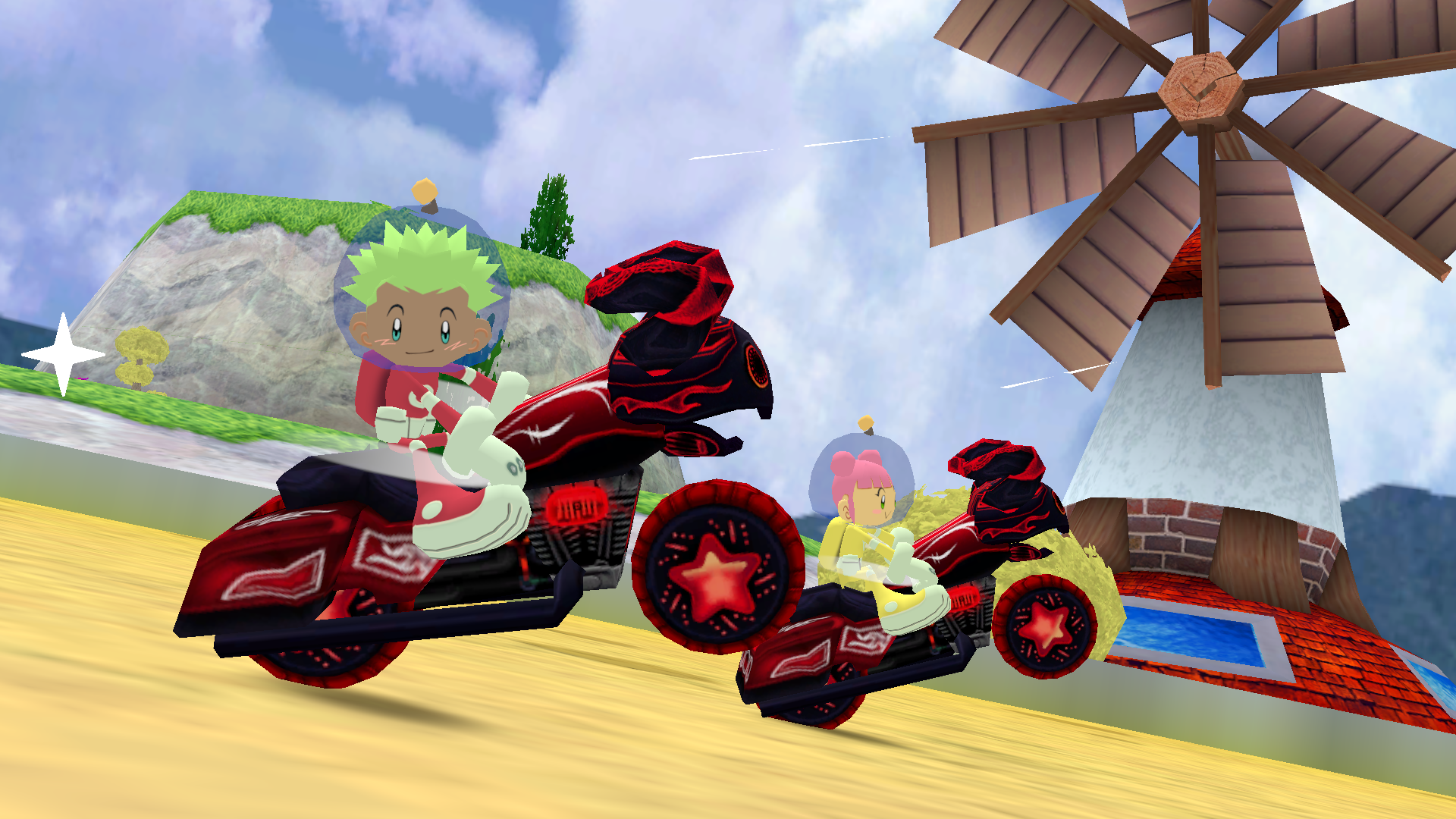 Evolved vehicle form in race