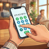 Hands dialing smartphone 202604261231
