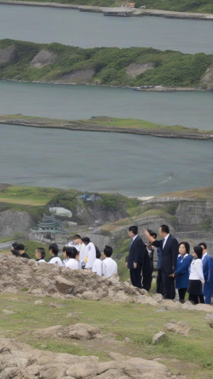 Taiwanese official visits disputed island