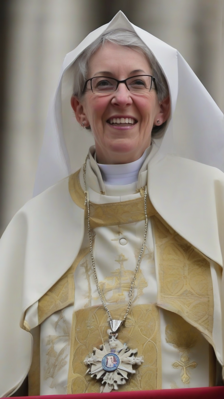 First female Archbishop of Canterbury to meet Pope