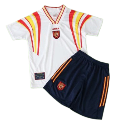 1996 season Spain away retro Kids kit