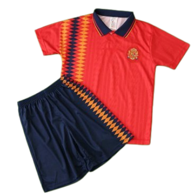 1994 season Spain home retro Kids kit