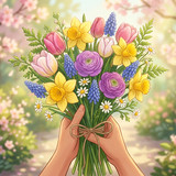 Bouquet of fresh 202604251349
