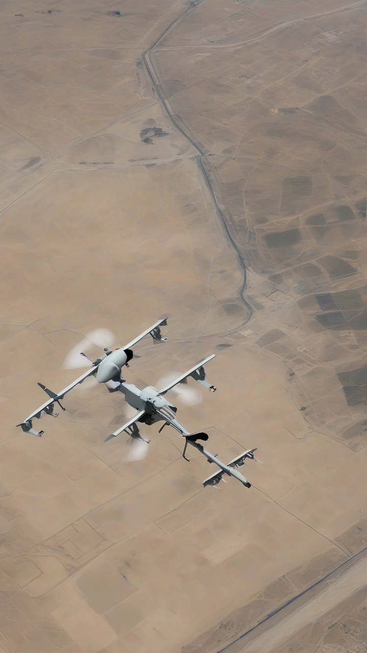 Syria military source Iraqi drones targeted area near US base