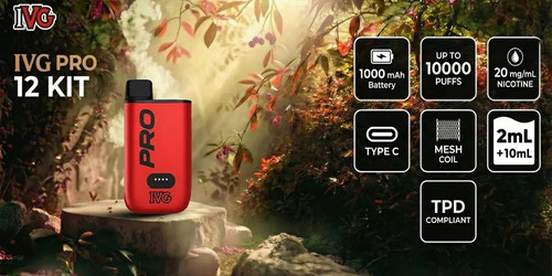 Experience Smooth Vaping with the IVG Pro 12 Kit.jpg