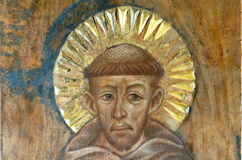 Cimabue (attr.), tavola di san francesco, museo della porziuncola dett 1.jpg
