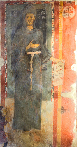 Chiesa Inferiore, Cappella di San Gregorio, Effige di San Francesco d'Assisi 2.jpg