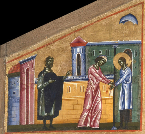 san francesco imprigionato dal padre viene liberato dalla madre tavola bardi.jpg