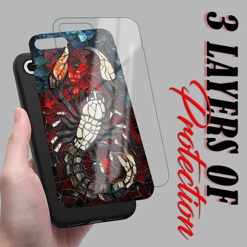 Scorpio Mosaic Stained Glass Mysterious Scorpion Astrology Art.jpg