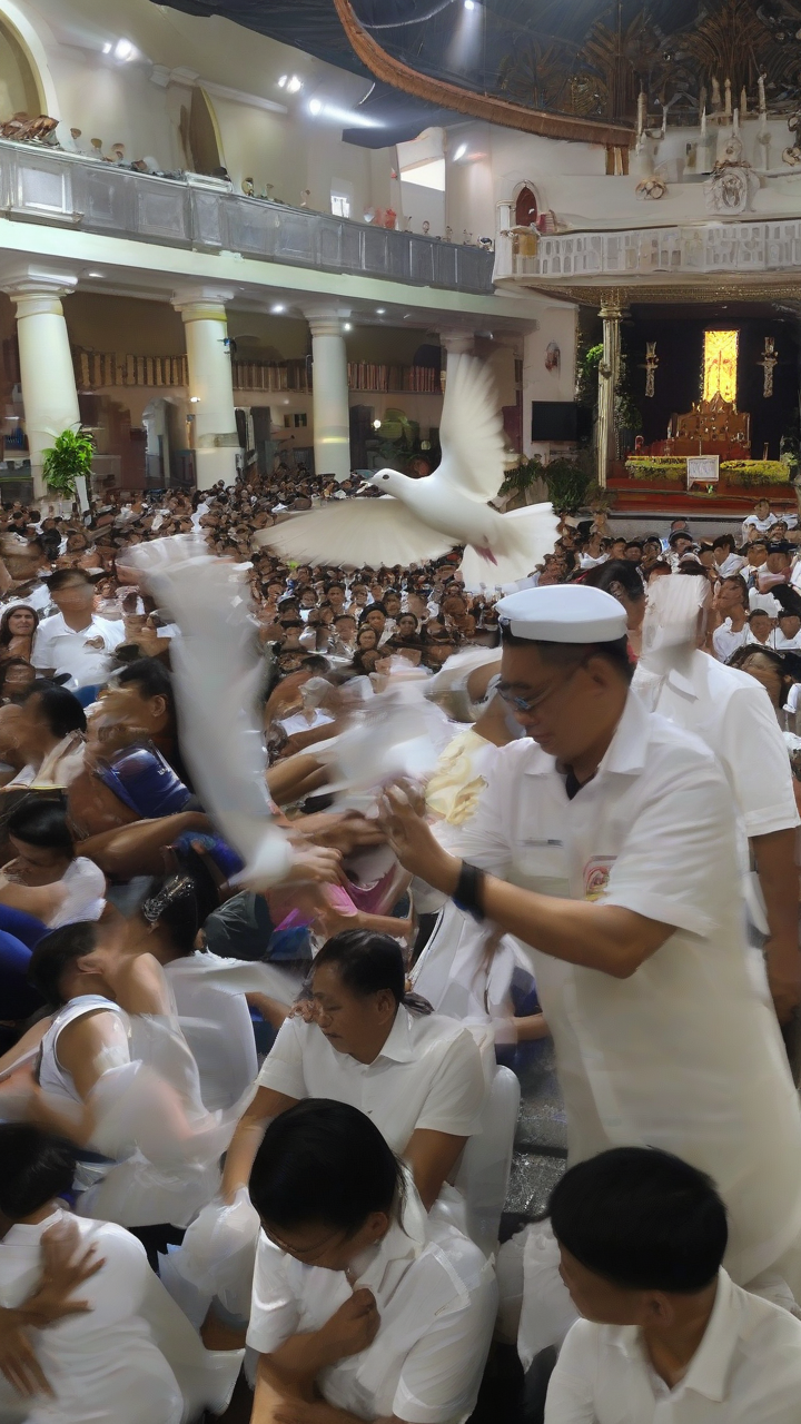 Malabon church criticized for using live dove during ‘Salubong’ event