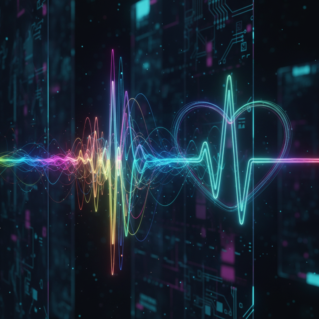 Voice waveform to heart ECG