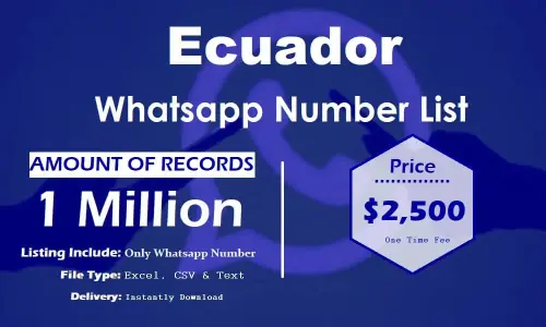 Ecuador Whatsapp Number List.webp