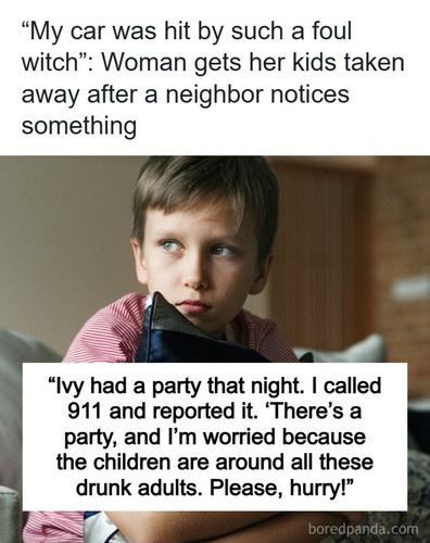 neighbor damaged car calling police revenge takes kids.1