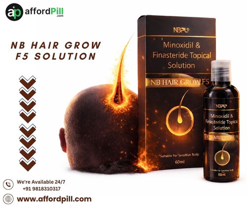 Hair fall can be frustrating, but the right solution can transform your hair care journey. NB Hair Grow F5 Solution is designed to take you from hair fall concerns to noticeable hair growth by targeting the root causes of hair problems.

This solution works by improving scalp health and strengthening hair follicles. It enhances blood circulation to the scalp, ensuring that hair roots receive essential nutrients required for growth. As a result, it helps reduce hair fall and promotes the growth of stronger and healthier hair strands.

With consistent application, many users experience reduced breakage, improved hair thickness, and better overall hair quality. The solution supports the natural hair growth cycle, making it a reliable option for long-term hair care.

NB Hair Grow F5 Solution is easy to use and can be included in your daily routine without any hassle. Its fast-absorbing formula ensures effective results without leaving any residue.

By choosing AffordPill, you ensure access to a trusted and genuine product that meets quality standards. The platform provides a convenient and secure shopping experience with timely delivery.

In conclusion, NB Hair Grow F5 Solution supports your journey from hair fall to healthier hair growth, helping you achieve stronger, thicker, and more resilient hair with regular use.

Order Now:-https://www.affordpill.com/products/nb-hair-grow-f5-solution
E-mail :-info@affordpill.com
Address :-  D-67, Sector-6, Noida, Uttar Pradesh - 201301
Content No:- +91 9818310317