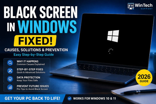 Black Screen in windows.1