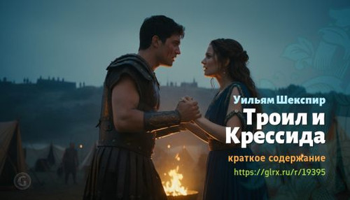 Читать краткий пересказ книги Уильяма Шекспира «Троил и Крессида». Троил и Крессида, Шекспир, кратко.jpg