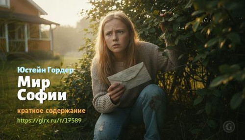 Читать краткий пересказ книги Юстейна Гордера «Мир Софии». Мир Софии, Гордер, краткое содержание Юст.jpg
