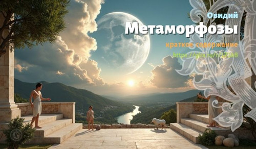 Читать краткий пересказ книги Овидия «Метаморфозы». Метаморфозы, Овидия, краткое содержание Овидий.jpg