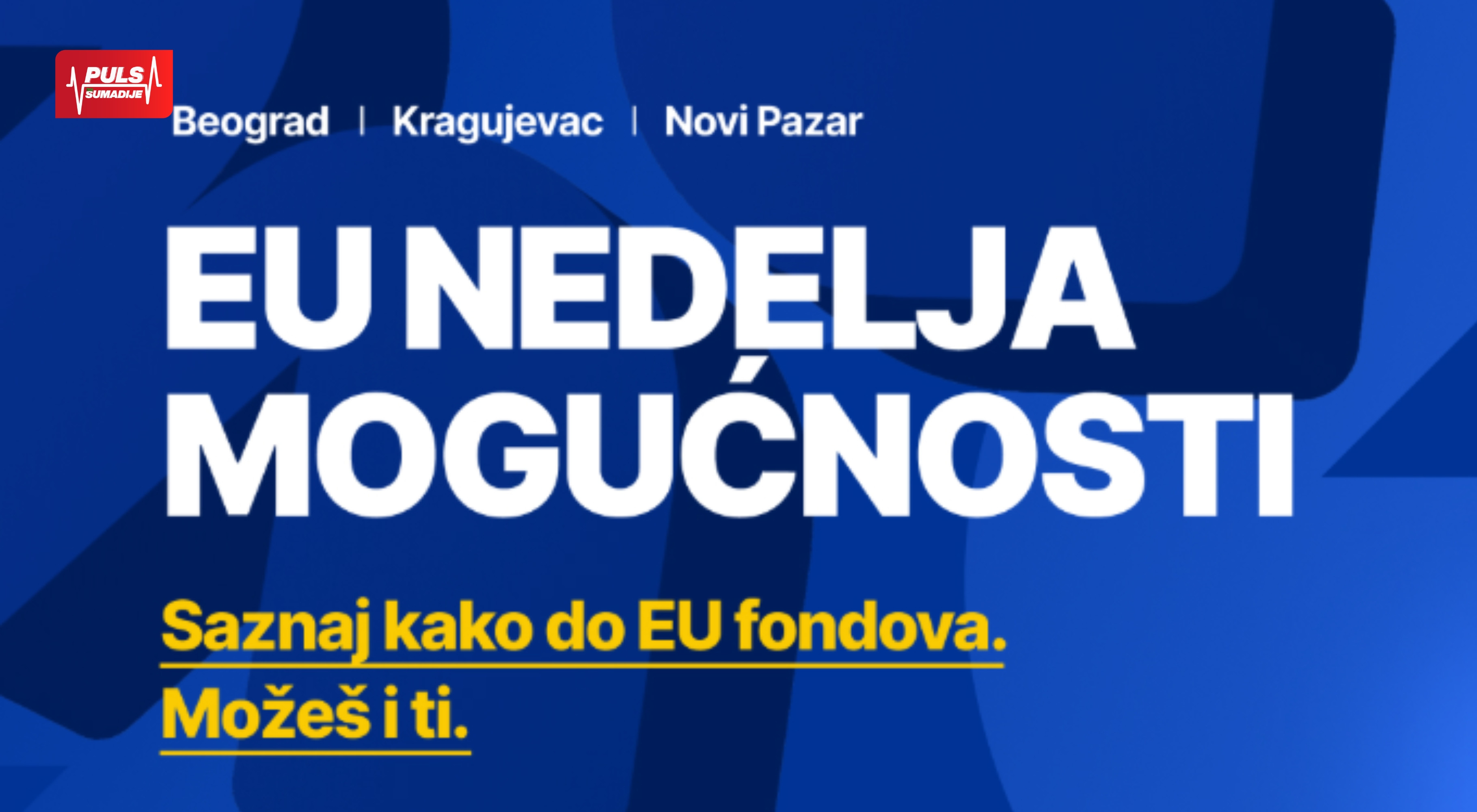 Evropska nedelja mogućnosti stiže u Kragujevac: Evo kada će se održati i gde se možete prijaviti!