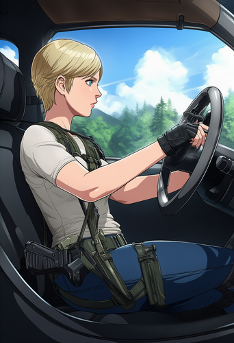 Indoors car forest background day blue sky clouds s 670447034.png
