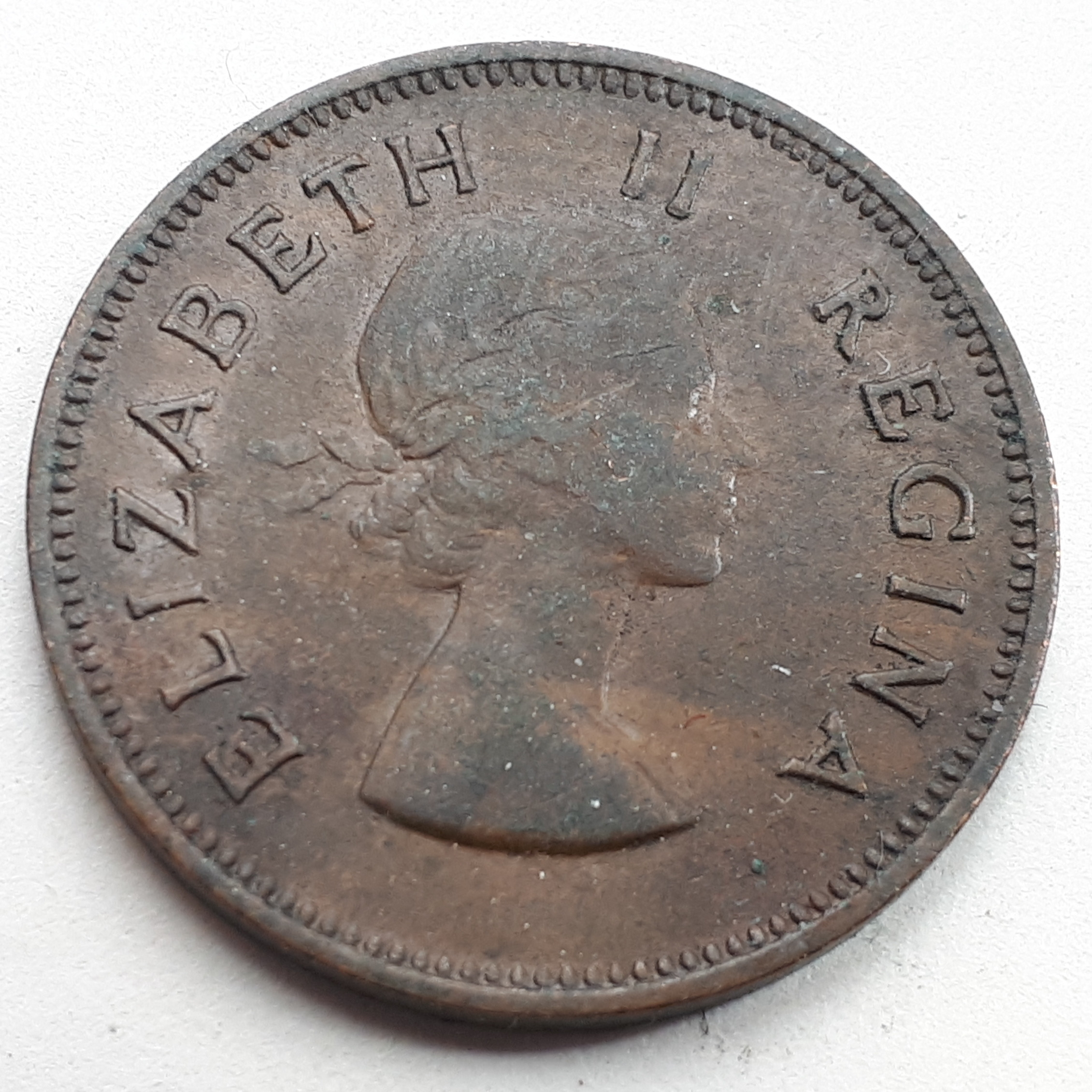 1/2-Penny-South-Africa-1953---Planchet-Lamination-Error?